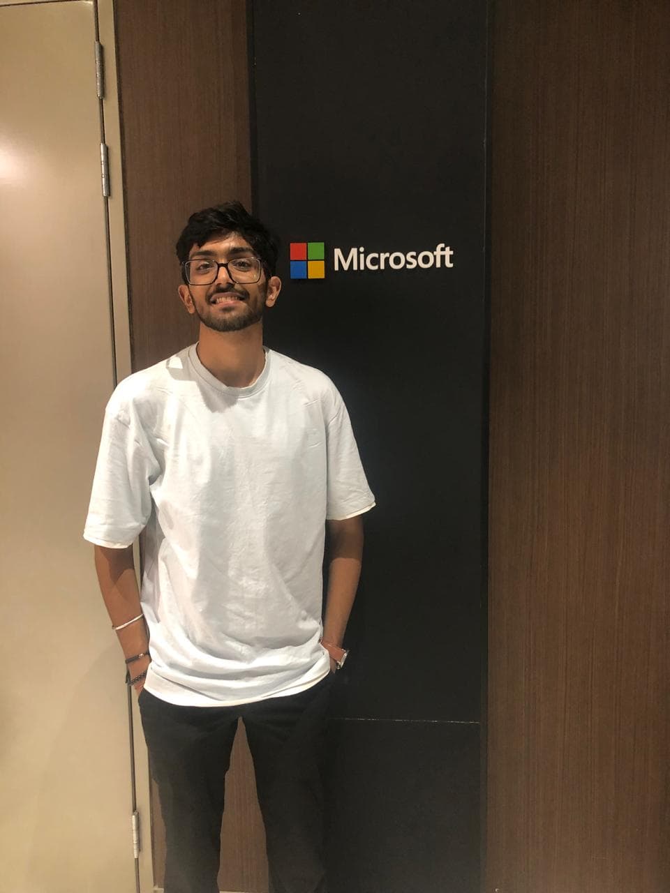 A zerith teammate at the Microsoft office